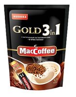 Растворимый кофе MacCoffee Gold 3 в 1, в стиках (10 шт.)