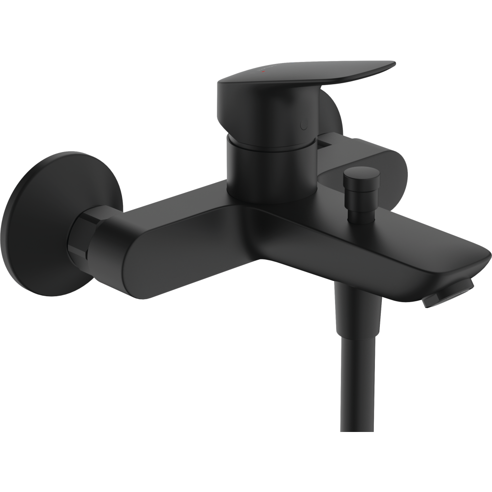 Смеситель для ванны Hansgrohe Logis 71400670 черный матовый