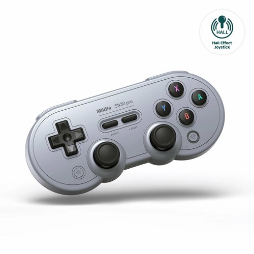 Беспроводной геймпад 8Bitdo SN30 Pro Hall Gray 2981₽