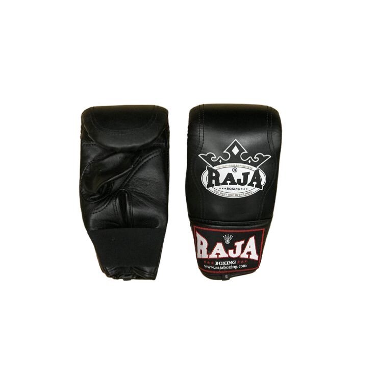 Перчатки снарядные Raja Boxing резинка р-р S черный