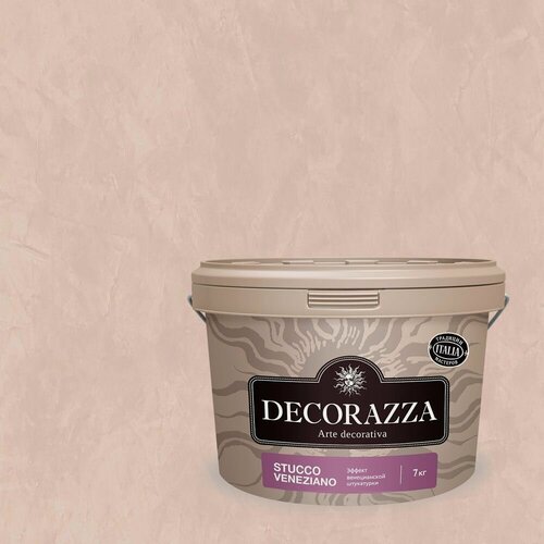 Изображение товара Декоративное покрытие с эффектом венецианской штукатурки Decorazza Stucco Veneziano (7кг) SV 10-65