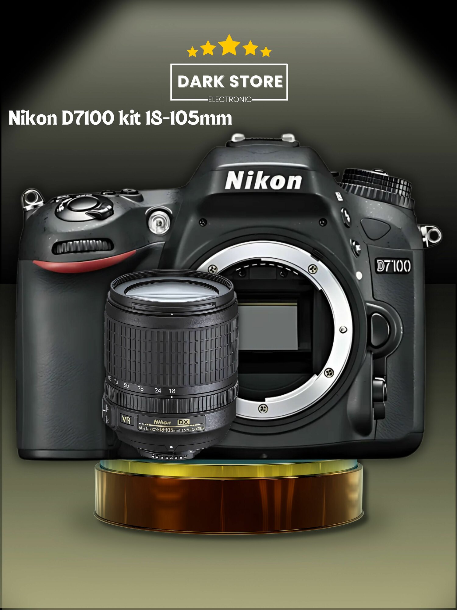 Зеркальный фотоаппарат Nikon D7100 kit 18-105mm