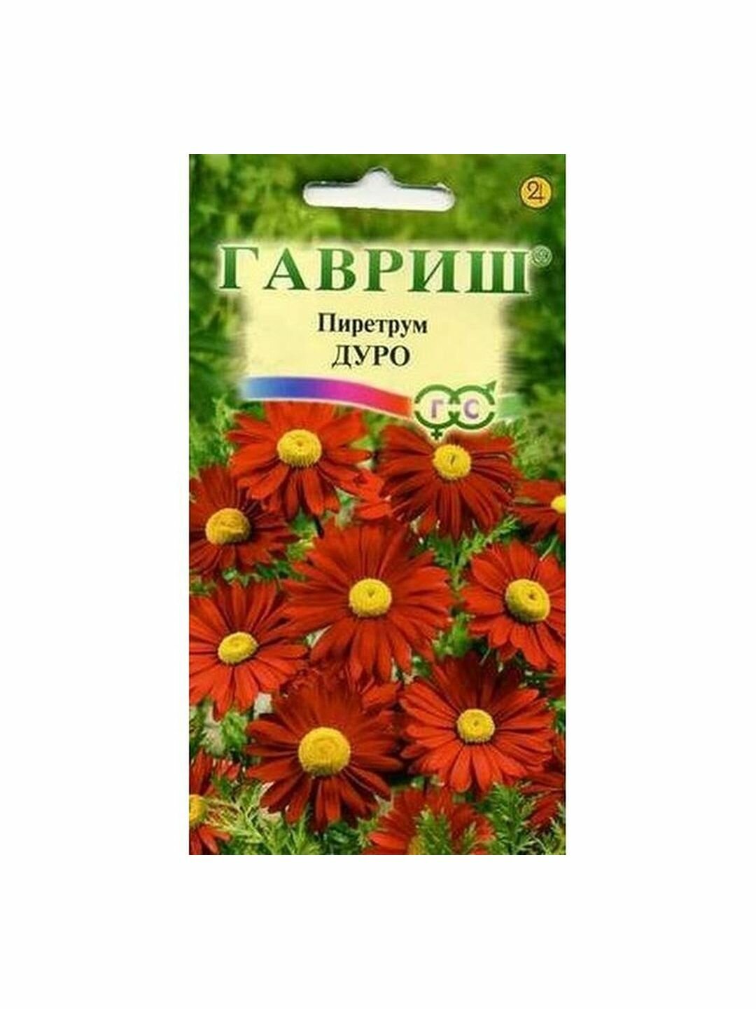 Семена Пиретрум Дуро многолетник цветной пакет Гавриш 1 пачка - 0.2г семян