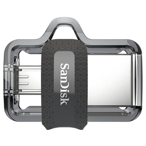 фото Флешка SanDisk Ultra Dual Drive m3.0 16GB серый