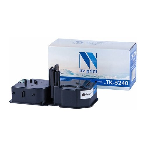 Тонер-картридж NV PRINT (NV-TK-5240K) для KYOCERA ECOSYS P5026cdn/w/M5526cdn черный, 1 шт тонер картридж print rite tfkaadcprj tk 5240c голубой 3000стр для kyocera ecosys m5526cdn m5526cdw p5026cdn p5026cdw