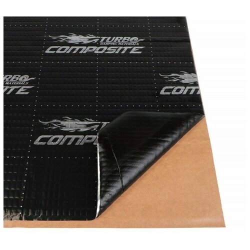 Виброизоляционный материал Comfort mat Turbo Composite M4, размер 700x500x4 мм