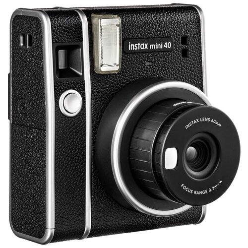 Фотоаппарат моментальной печати Fujifilm Instax Mini 40 EX, печать снимка 62x46 мм, черный fujifilm 84857 instax mini stand up card bon voyage accessories