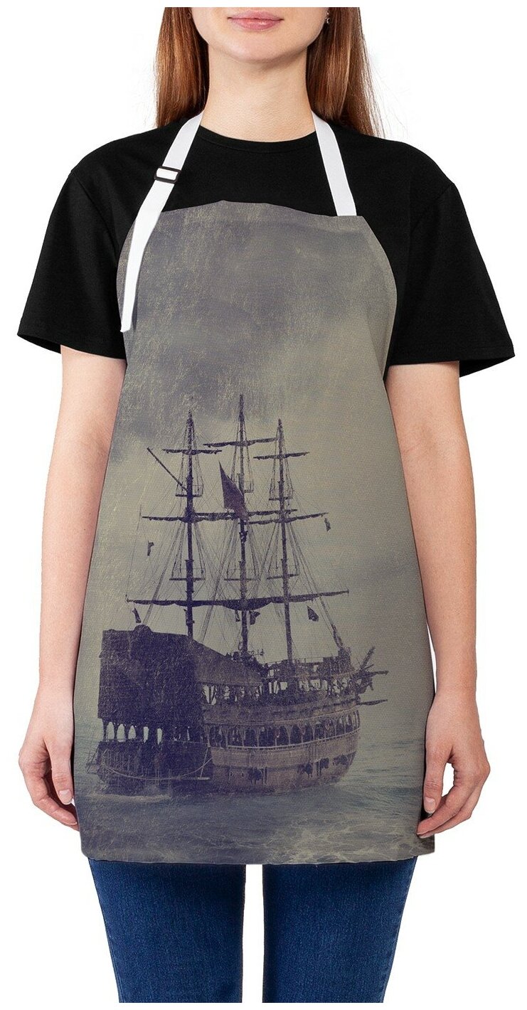 фото Фартук кухонный регулируемый "Торговое судно", универсальный размер