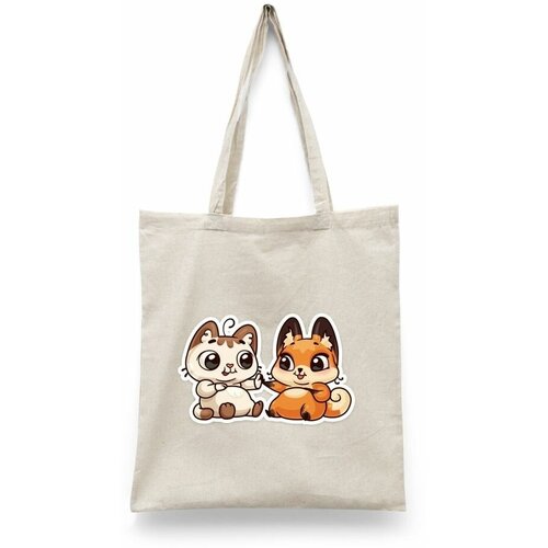 фото Сумка шоппер каждому своё, бежевый