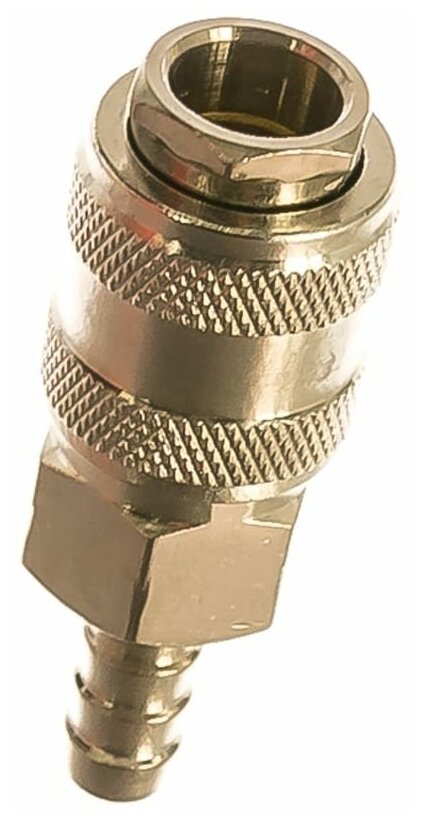 Быстроразъем пневматический с клапаном - елочка 8 мм эврика ER-SE1-3SH