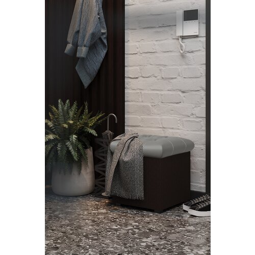 ПуфикПуфик для прихожейпуфпуфик для спальниМальта мебельСерыйВенге 2000₽