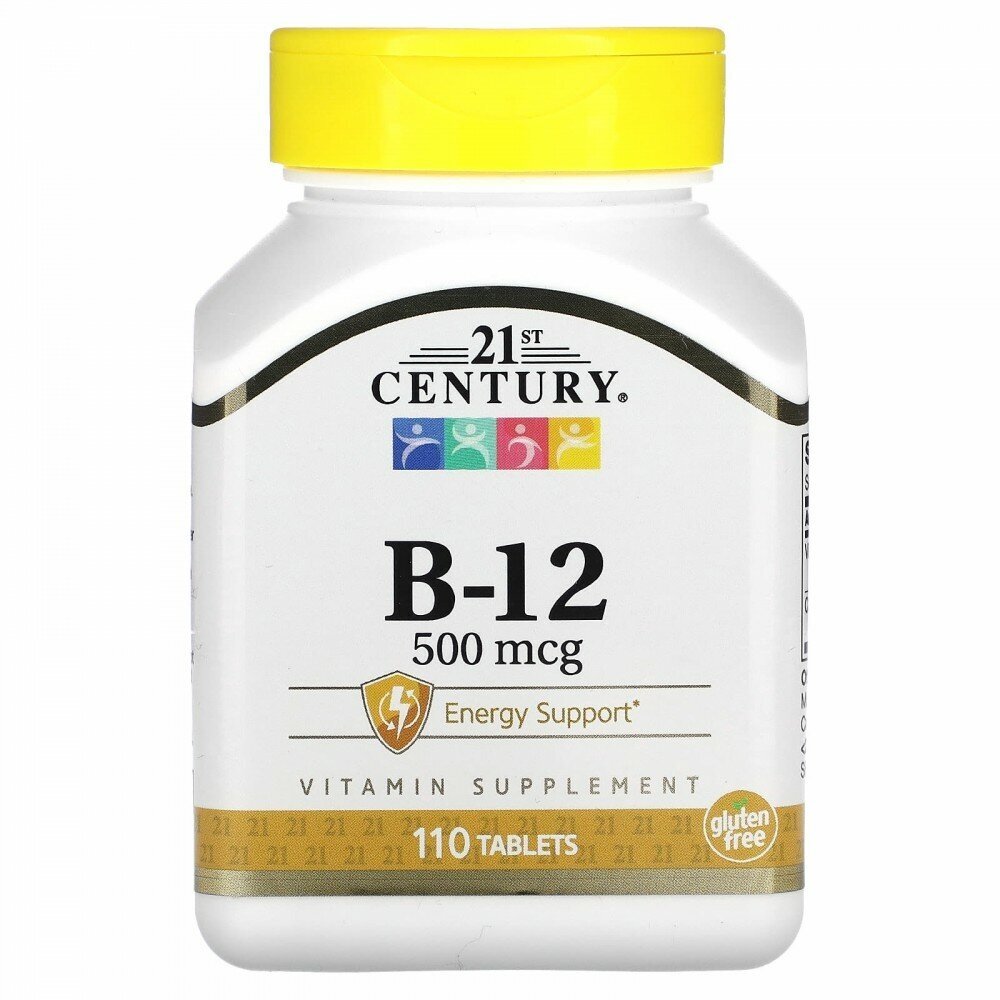 21st Century B-12 500 мкг / 110 таблеток