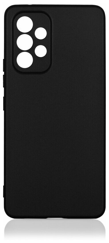 Силиконовый чехол DF для Samsung Galaxy A53 (5G), sCase-138, черный