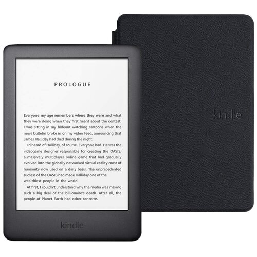 Электронная книга Amazon Kindle 10 8Gb SO Black с обложкой ReaderONE