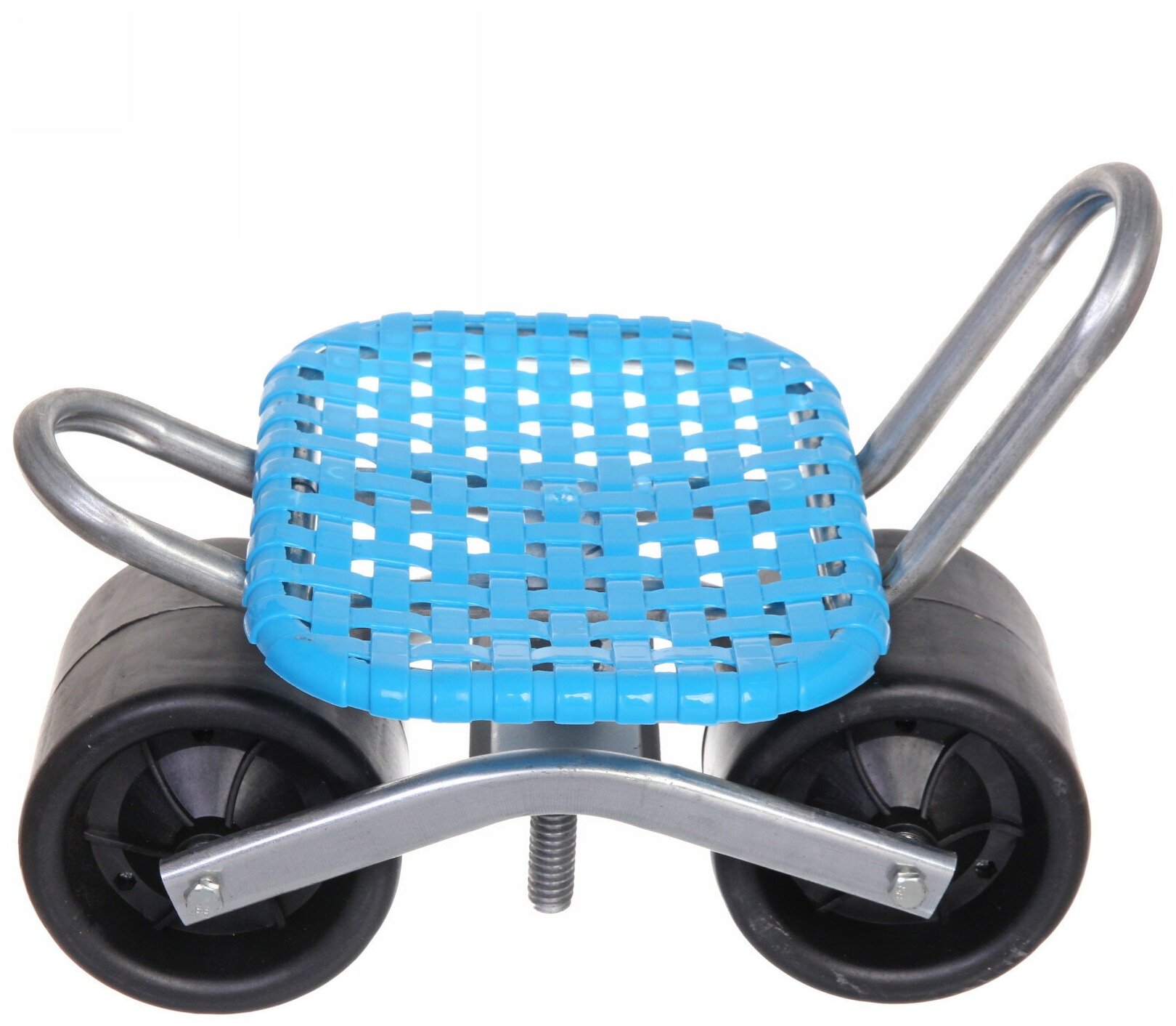 Стул садовый на колесах для прополки и работы в саду 35*47*14см с поворотным механизмом(360°), цвет синий - фотография № 5