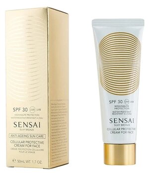 Sensai крем Silky Bronze Cellular Protective SPF 30, 50 мл