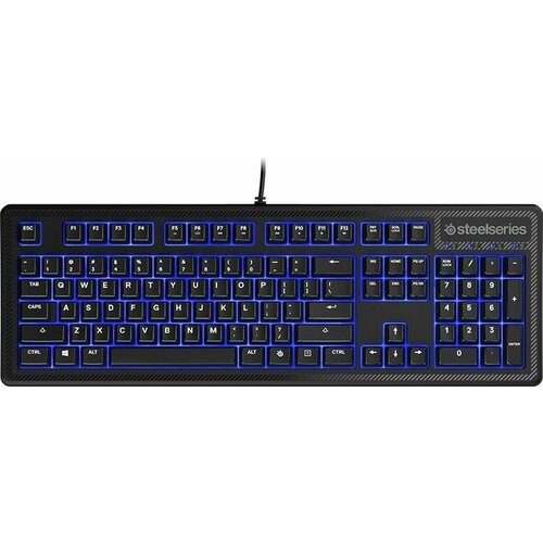 Клавиатура STEELSERIES Apex 100 механическая черный USB беспроводная BT for gamer LED (SS64435)