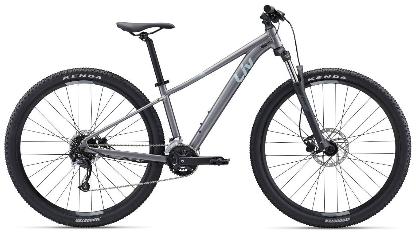 Женский велосипед Giant Tempt 2 29 (2022) 17.5" Серебристый (161-178 см)