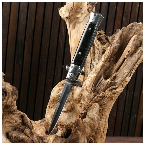 нож складной полуавтоматический мастер к клинок 7 см Нож складной КНР Сайгак, полуавтоматический, 22,5 см, клинок 9,5 см (L017?)
