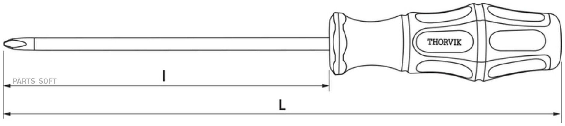 Отвертка Thorvik - фото №9