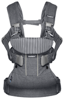 Эргорюкзак Baby Bjorn One gray/pinstripe