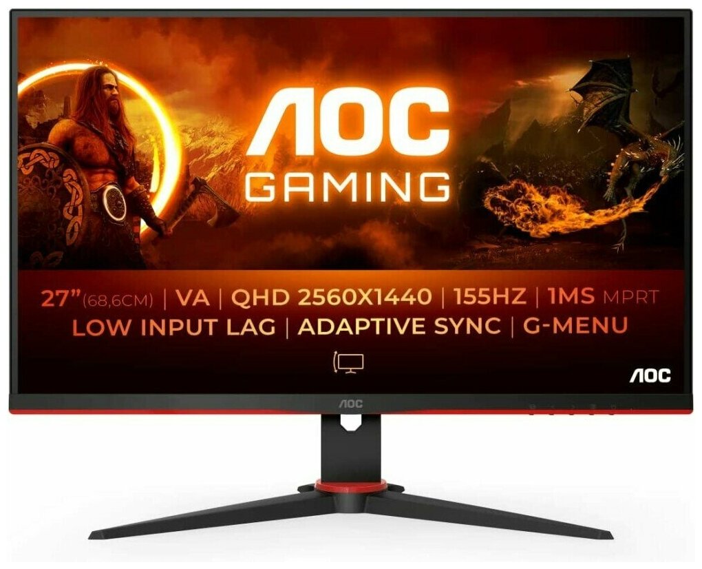 Игровой монитор AOC AOC Gaming Q27G2E/BK