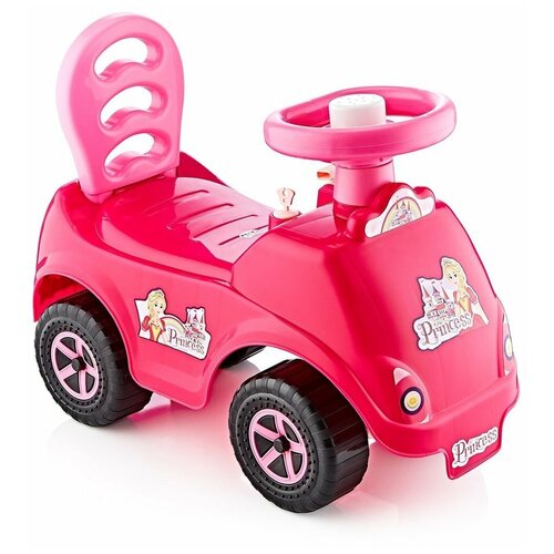 Машина-каталка Selena Принцесса, с клаксоном, розовая GUCLU 4867_Pink машина каталка cozy coupe little tikes розовая