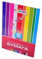 Цветная бумага металлизированная Creative Set Hatber, A4, 10 л., 10 цв.