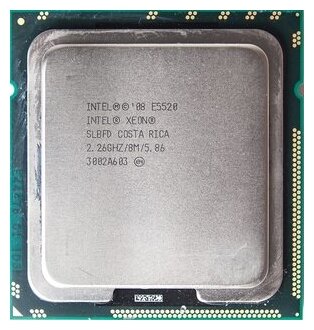 Процессор Intel Xeon E5520 Gainestown (2267MHz, LGA1366, L3 8192Kb), SLBFD, oem