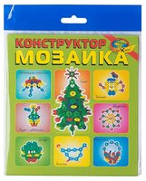 Развивающая игра Корвет Конструктор Мозаика зеленый/желтый/красный