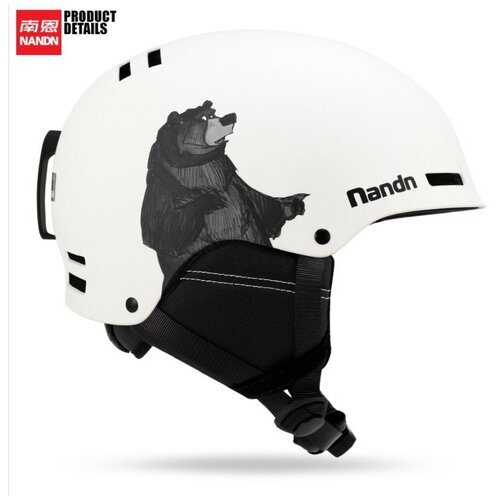 Шлем NANDN/NT30/Большой медведь шлем горнолыжный nandn nt30 white bear