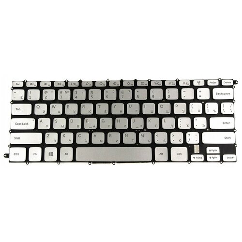 Клавиатура для ноутбука Dell Inspiron 14-7437 Серебро с подсветкой Pn 0T0MR1 NSK-LF0BW 5119₽