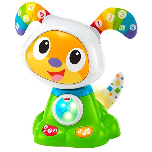 фото Интерактивная развивающая игрушка Fisher-Price Танцующий щенок Робота Бибо (FBC96) зеленый