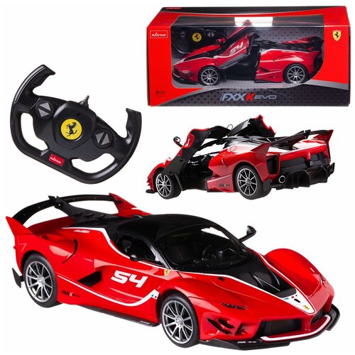 Машина р/у 1:14 Ferrari FXX K Evo красный, 2,4 G, открывающиеся дверцы машина р у 1 14 ferrari fxx k evo красный 2 4 g открывающиеся дверцы 1 шт