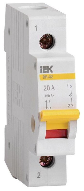 Выключатель нагрузки ВН-32 20А/1П IEK MNV10-1-020 (1 шт.)