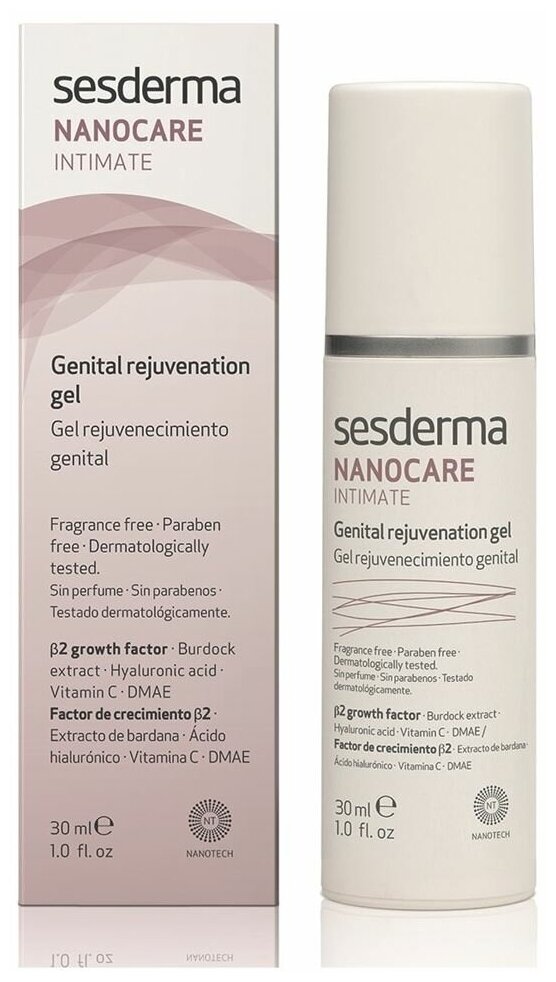 Гель Sesderma Nanocare Intimate Genital Rejuvenation Gel, 30 мл