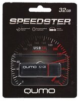 Флешка Qumo Speedster 32Gb черный