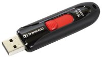 Флешка Transcend JetFlash 590 16Gb белый/красный