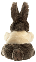 Folkmanis Кукла на руку Детеныш кролика голландского (2571) темно-серый/белый