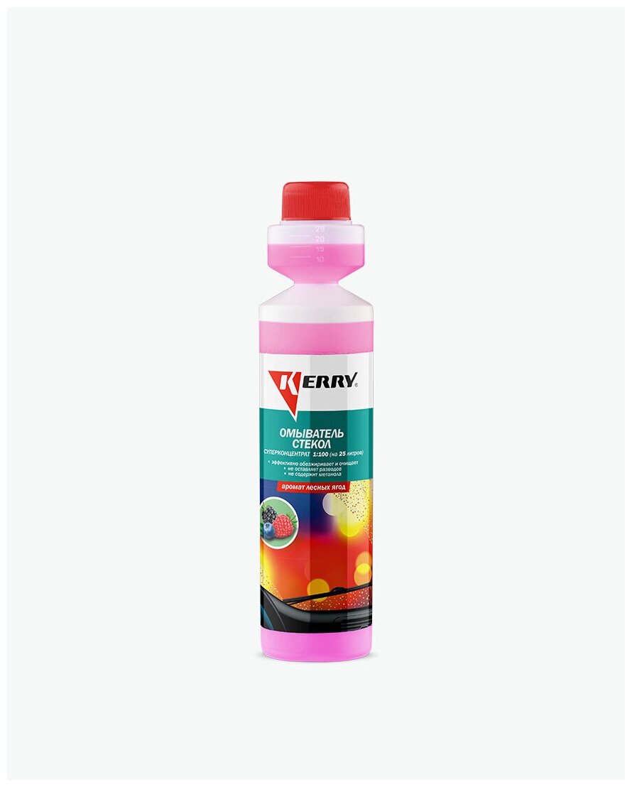 KERRY KERRY Жидкость омывателя летняя (лесные ягоды) концентрат 270 мл KERRY KR337