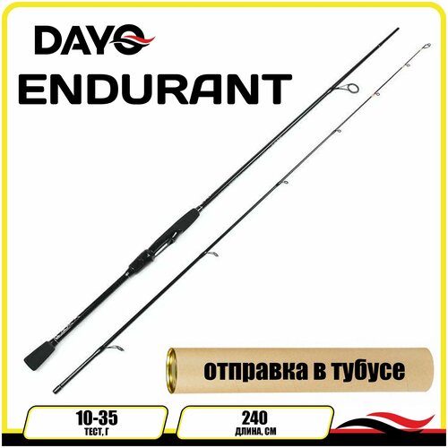 Спиннинг штекерный DAYO ENDURANT 2.40м (10-35гр.), рыболовный, для рыбалки спиннинг штекерный dayo endurant 2 10м 5 20гр рыболовный для рыбалки