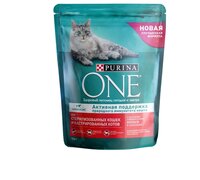 Корм для кошек Purina ONE (0.75 кг) Для стерилизованных кошек и котов с высоким содержанием Лосося и