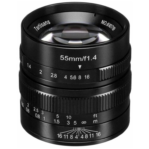 Объектив 7artisans 55mm F14 Sony E черный 781000₽
