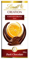 Шоколад Lindt Creation темный с апельсином, 100 г