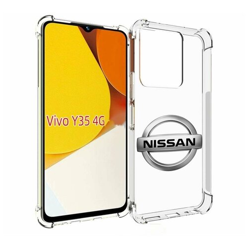 Чехол MyPads nissan-ниссан-3 мужской для Vivo Y35 4G 2022 / Vivo Y22 задняя-панель-накладка-бампер