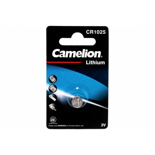 литиевая батарейка camelion cr1025 bl 1 3v 5228 Литиевая батарейка Camelion CR1025 BL-1, 3V 5228