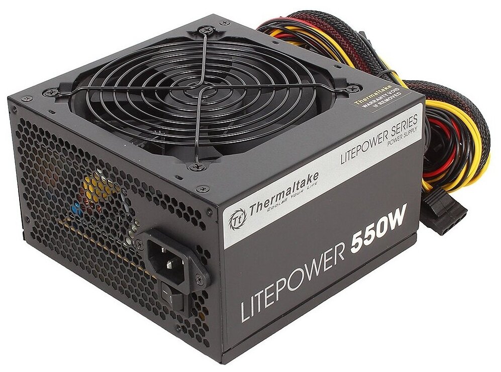 Блок питания ATX Thermaltake LT-0550P-2 550W (24+4+4pin) APFC 120mm fan 5xSATA RTL - фото №3