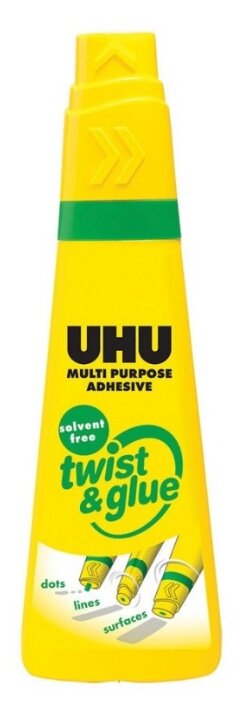 Клей универсальный UHU Twist&Glue solvent free 40225
