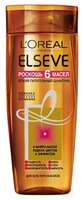 Elseve шампунь Роскошь 6 масел Легкий Питательный для всех типов волос 400 мл
