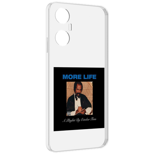 Чехол MyPads Drake - More Life для Infinix Hot 20 5G задняя-панель-накладка-бампер